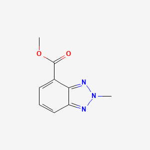 molecular formula C9H9N3O2 B11805890 Methyl 2-methyl-2H-benzo[d][1,2,3]triazole-4-carboxylate CAS No. 1312556-61-8