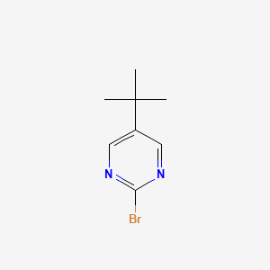 molecular formula C8H11BrN2 B11806057 2-Bromo-5-(tert-butyl)pyrimidine CAS No. 1369932-99-9