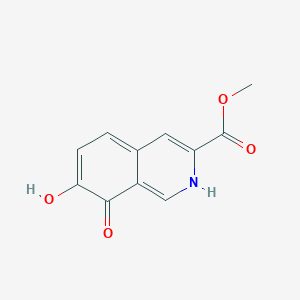 molecular formula C11H9NO4 B118061 Methyl 7,8-dihydroxyisoquinoline-3-carboxylate CAS No. 146515-39-1