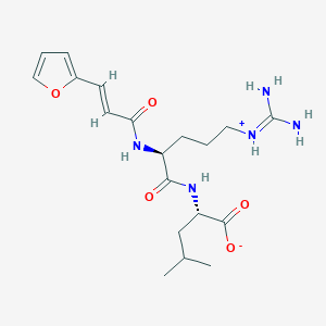 molecular formula C19H29N5O5 B118063 FA-Arg-Leu-OH CAS No. 158016-08-1