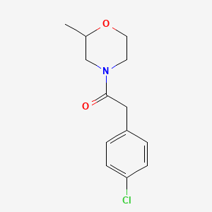 molecular formula C13H16ClNO2 B1180646 4-[(4-Chlorophenyl)acetyl]-2-methylmorpholine 