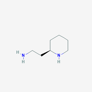 molecular formula C7H16N2 B11806871 (R)-2-(Piperidin-2-yl)ethanamine 