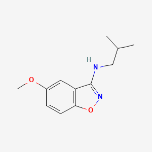 molecular formula C12H16N2O2 B11806913 N-Isobutyl-5-methoxybenzo[d]isoxazol-3-amine 