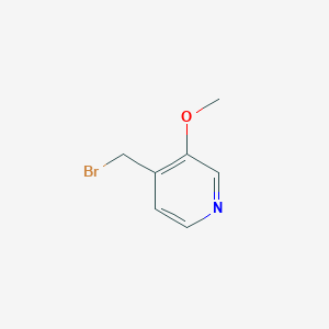molecular formula C7H8BrNO B11806978 4-(Bromomethyl)-3-methoxypyridine 