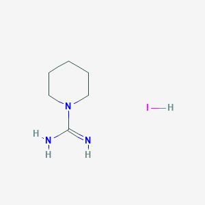 molecular formula C6H14IN3 B011807 Piperidine-1-carboximidamide Hydroiodide CAS No. 102392-91-6