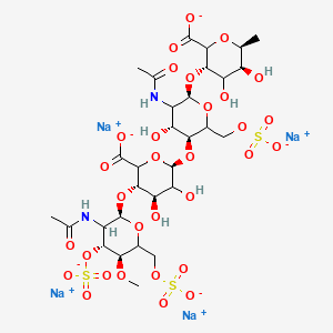 molecular formula C30H43N2Na4O31S3- B1180703 N-Acetyl-heparin CAS No. 134498-62-7
