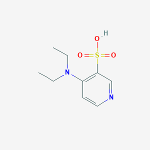 molecular formula C9H14N2O3S B11807190 4-(Diethylamino)pyridine-3-sulfonic acid 