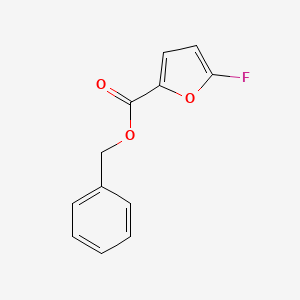 molecular formula C12H9FO3 B11807192 Benzyl 5-fluorofuran-2-carboxylate 