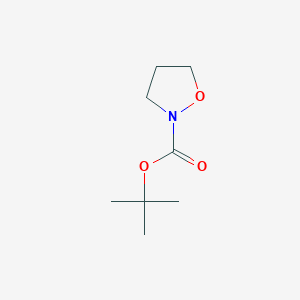 molecular formula C8H15NO3 B11807194 tert-Butyl isoxazolidine-2-carboxylate CAS No. 1201221-84-2