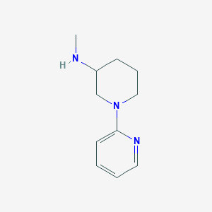 molecular formula C11H17N3 B11807199 N-Methyl-1-(pyridin-2-yl)piperidin-3-amine 