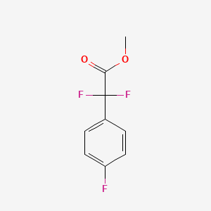 molecular formula C45H72N12O15S B1180727 Methyl 2,2-difluoro-2-(4-fluorophenyl)acetate CAS No. 125923-59-3