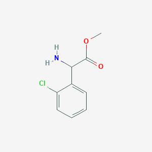 molecular formula C9H10ClNO2 B1180730 Methyl 2-amino-2-(2-chlorophenyl)acetate CAS No. 141109-13-9