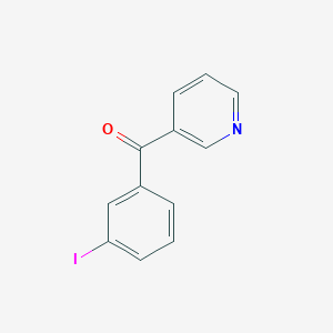 molecular formula C12H8INO B11807409 (3-Iodophenyl)(pyridin-3-yl)methanone CAS No. 1187167-45-8