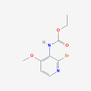 molecular formula C9H11BrN2O3 B11807592 Ethyl (2-bromo-4-methoxypyridin-3-yl)carbamate 