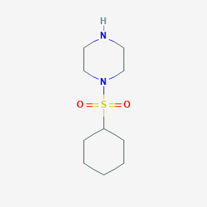 molecular formula C10H20N2O2S B11807741 1-(Cyclohexylsulfonyl)piperazine 