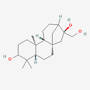 molecular formula C20H34O3 B1180775 ent-Kaurane-3 CAS No. 130855-22-0