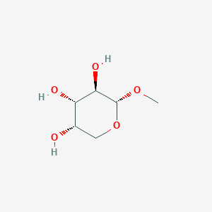 molecular formula C6H12O5 B118079 (2R,3R,4S,5S)-2-methoxyoxane-3,4,5-triol CAS No. 3945-28-6