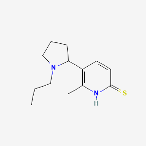 molecular formula C13H20N2S B11807914 6-Methyl-5-(1-propylpyrrolidin-2-yl)pyridine-2-thiol 