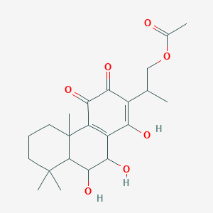 molecular formula C22H30O7 B1180794 Lophanthoidin E CAS No. 120462-45-5