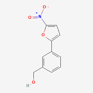 molecular formula C11H9NO4 B11808009 (3-(5-Nitrofuran-2-yl)phenyl)methanol 