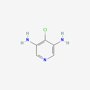 molecular formula C5H6ClN3 B11808157 4-Chloropyridine-3,5-diamine 