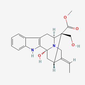 molecular formula C21H24N2O4 B1180818 16-Epivoacarpine 