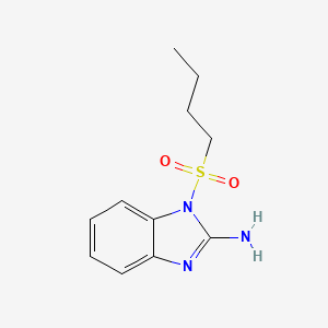 molecular formula C11H15N3O2S B11808236 1-(Butylsulfonyl)-1H-benzo[d]imidazol-2-amine 