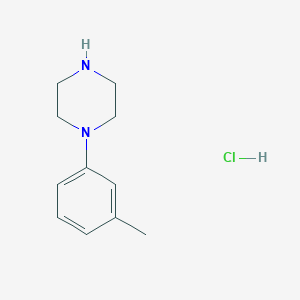 molecular formula C25H36B16O32 B1180836 1-(3-methylphenyl)piperazine hydrochloride CAS No. 178928-62-6