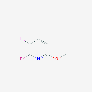 molecular formula C6H5FINO B11808420 2-Fluoro-3-iodo-6-methoxypyridine CAS No. 1227177-92-5