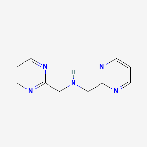 molecular formula C10H11N5 B11808523 Bis(pyrimidin-2-ylmethyl)amine 