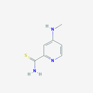 molecular formula C7H9N3S B11808570 4-(Methylamino)pyridine-2-carbothioamide 