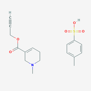 molecular formula C17H21NO5S B118087 Arecaidine propargyl ester tosylate CAS No. 147202-94-6