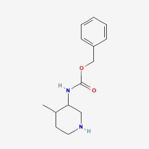 molecular formula C14H20N2O2 B11808778 Benzyl (4-methylpiperidin-3-YL)carbamate 