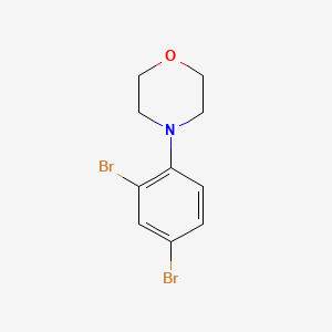 molecular formula C10H11Br2NO B11809122 4-(2,4-Dibromophenyl)morpholine CAS No. 1208077-57-9