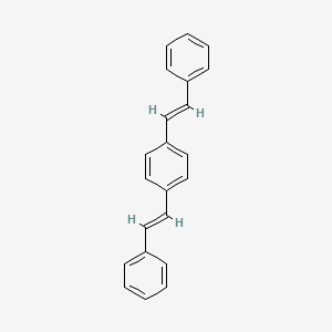 molecular formula C8H14O B1180915 Benzene, 1,4-bis[(1E)-2-phenylethenyl]- CAS No. 1608-30-6