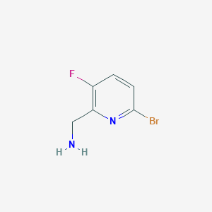 molecular formula C6H6BrFN2 B11809181 (6-Bromo-3-fluoropyridin-2-yl)methanamine 