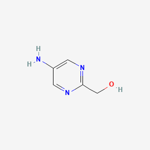 molecular formula C5H7N3O B11809508 (5-Aminopyrimidin-2-yl)methanol 