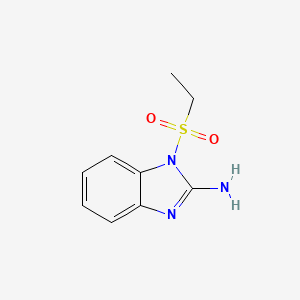 molecular formula C9H11N3O2S B11809557 1-(Ethylsulfonyl)-1H-benzo[d]imidazol-2-amine 