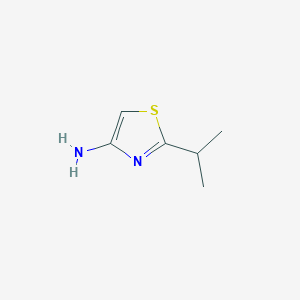 molecular formula C6H10N2S B11809563 2-Isopropylthiazol-4-amine 