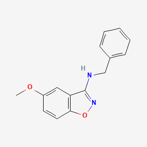 molecular formula C15H14N2O2 B11809715 N-Benzyl-5-methoxybenzo[d]isoxazol-3-amine 