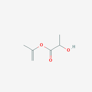 molecular formula C6H10O3 B118098 Prop-1-en-2-yl 2-hydroxypropanoate CAS No. 146052-66-6