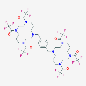 molecular formula C40H48F18N8O6 B118100 Plerixafor Hexa(trifluoroacetate) CAS No. 4069393-93-3