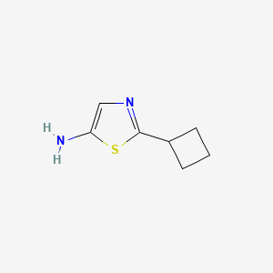 molecular formula C7H10N2S B11810141 2-Cyclobutylthiazol-5-amine CAS No. 1159816-47-3