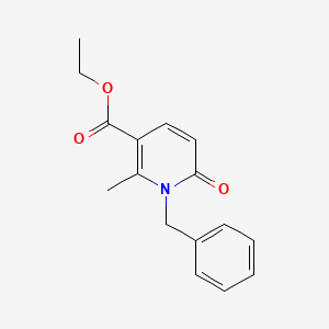molecular formula C16H17NO3 B11810306 Ethyl 1-benzyl-2-methyl-6-oxo-1,6-dihydropyridine-3-carboxylate 
