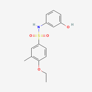 4-ethoxy-N-(3-hydroxyphenyl)-3-methylbenzenesulfonamide