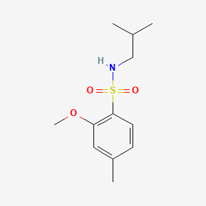 N-isobutyl-2-methoxy-4-methylbenzenesulfonamide