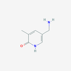 molecular formula C7H10N2O B11810489 5-(Aminomethyl)-3-methylpyridin-2-ol 