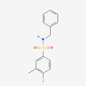 N-benzyl-4-iodo-3-methylbenzenesulfonamide