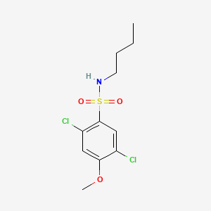 molecular formula C11H15Cl2NO3S B1181068 N-butyl-2,5-dichloro-4-methoxybenzenesulfonamide 