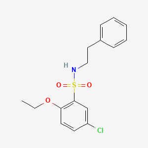 5-chloro-2-ethoxy-N-(2-phenylethyl)benzenesulfonamide